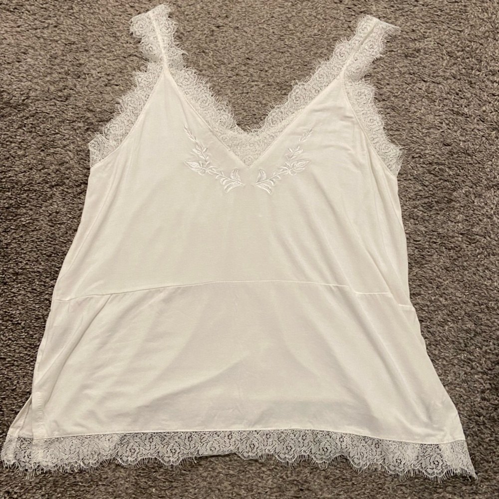 White tank top